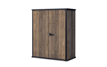 Signature Vertical Storage Shed - Walnut Brown