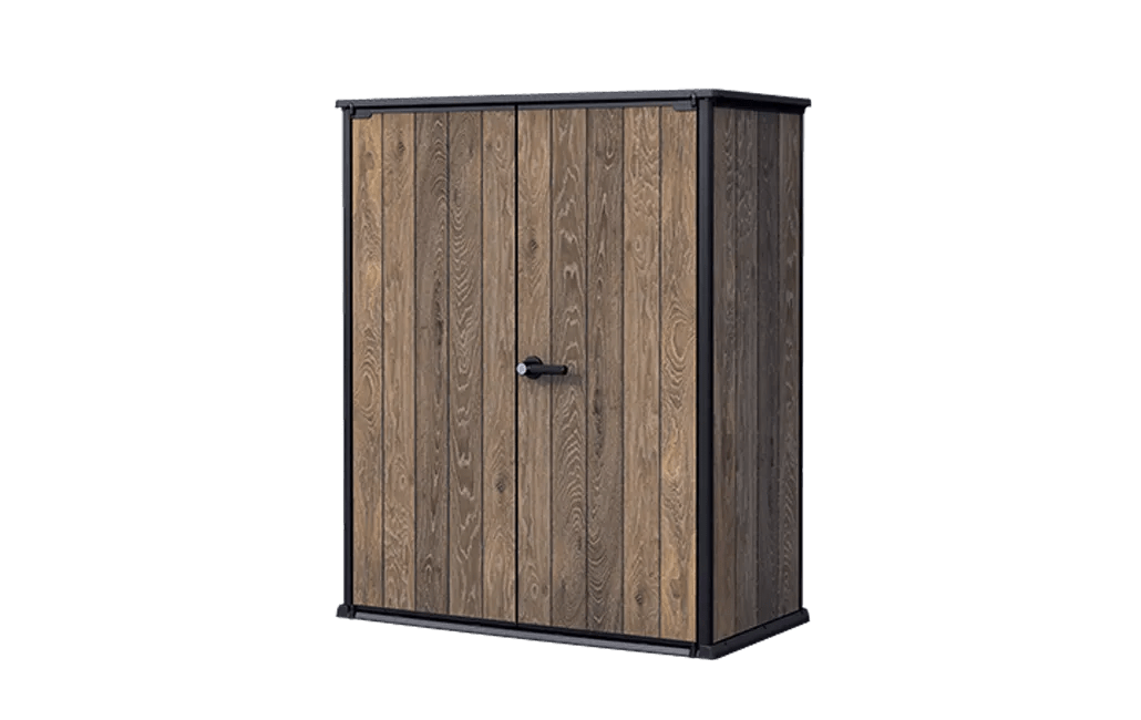 Signature Vertical Storage Shed - Walnut Brown