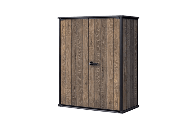 Signature Vertical Storage Shed - Walnut Brown