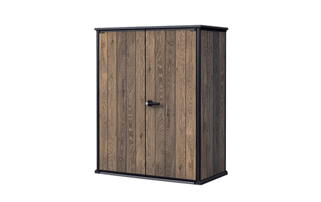 Signature Vertical Storage Shed - Walnut Brown