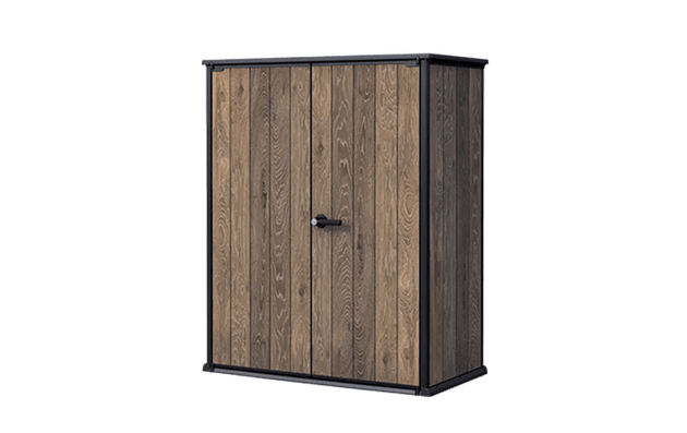 Signature Vertical Storage Shed - Walnut Brown