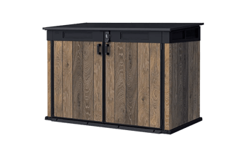 Signature Vertical Storage Shed - Walnut Brown