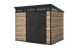 Signature Vertical Storage Shed - Walnut Brown