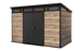 Signature Vertical Storage Shed - Walnut Brown