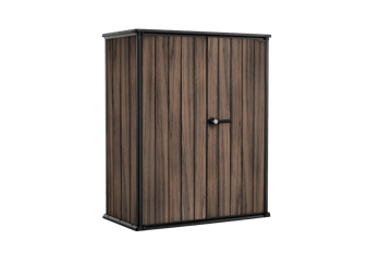 Signature Vertical Storage Shed - Walnut Brown