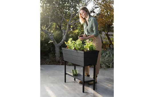 Urban Bloomer 12.7 Gallon Elevated Garden Bed - Graphite