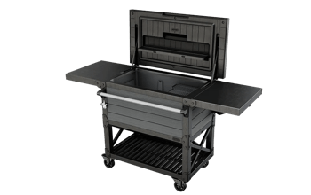 Unity XL Outdoor Kitchen Cart with Storage - Graphite