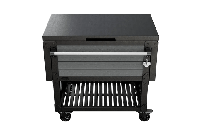 Patio Cooler & Beverage Cart - Graphite