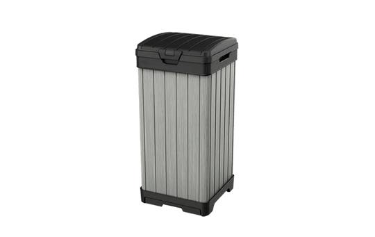 Rockford Outdoor Trash Can - Grey