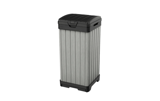 Rockford Outdoor Trash Can - Grey