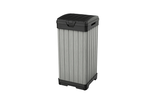 Rockford Outdoor Trash Can - Grey