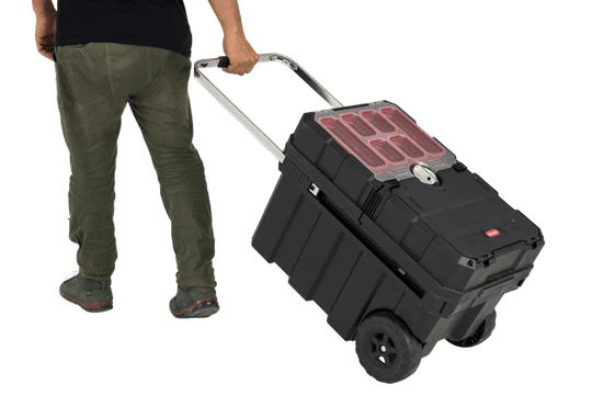 Masterloader Rolling Tool Box with Cantilever Organizer - Black