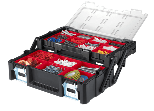 Masterloader Rolling Tool Box with Cantilever Organizer - Black