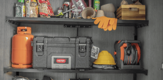 Cortina Alto Storage Shed - Graphite