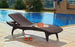 Pacific Chaise Sun Lounger Set of 2 - Brown