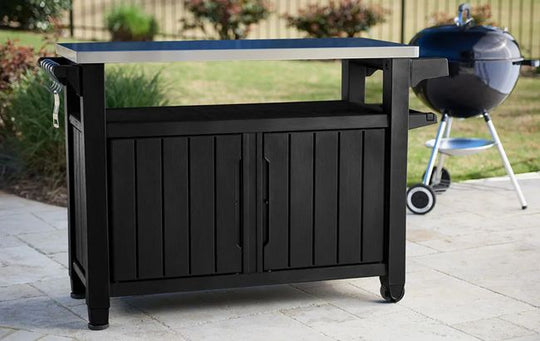 Unity XL Outdoor Kitchen Cart with Storage - Graphite