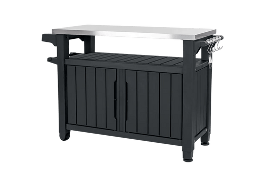 Unity XL Outdoor Kitchen Cart with Storage - Graphite