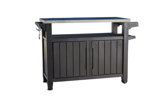 Unity XL Outdoor Kitchen Cart with Storage - Brown