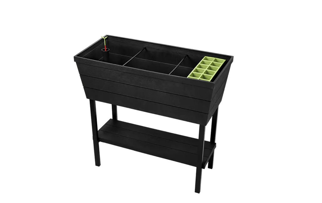 Urban Bloomer 12.7 Gallon Elevated Garden Bed - Graphite