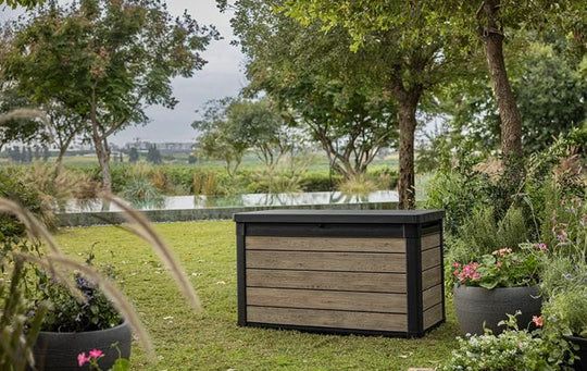 Signature 100 Gallon Deck Box - Ashwood Brown