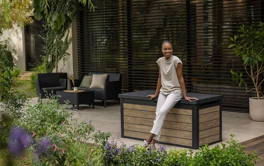 Signature 150 Gallon Deck Box - Ashwood Brown