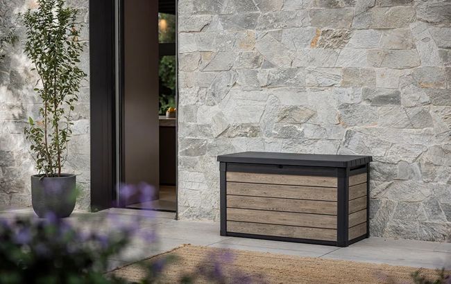 Signature 100 Gallon Deck Box - Ashwood Brown