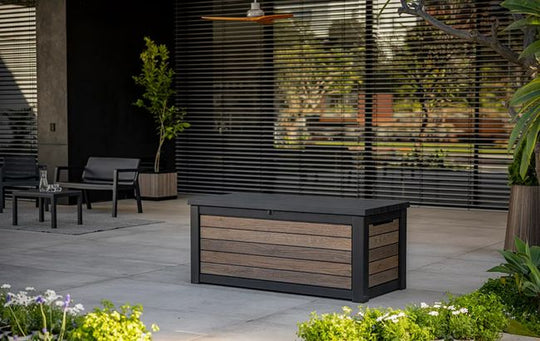 Signature 165 Gallon Deck Box - Walnut Brown