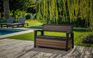 Signature 60 Gallon Outdoor Storage Bench - Walnut Brown
