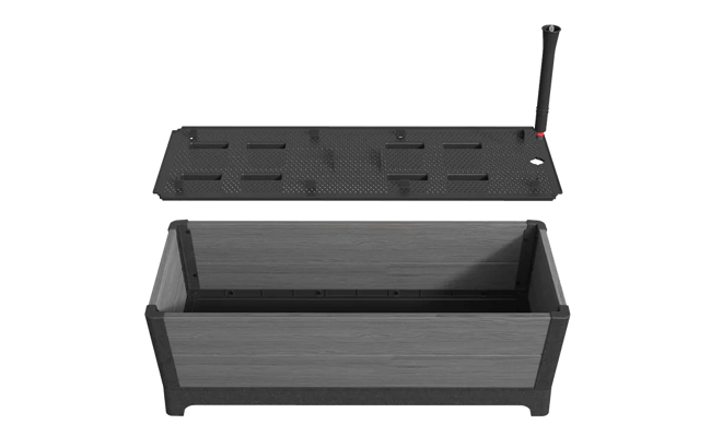 Darwin 29 Gallon Elevated Garden Bed - Graphite