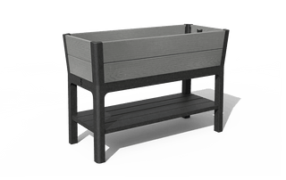 Darwin 29 Gallon Elevated Garden Bed - Graphite