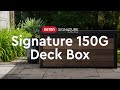 Signature 150 Gallon Deck Box - Ashwood Brown