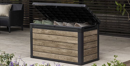 Signature 100 Gallon Deck Box - Ashwood Brown