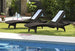 Pacific Chaise Sun Lounger Set of 2 - Brown