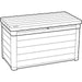 Signature 100 Gallon Deck Box - Ashwood Brown