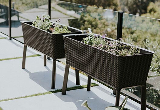 Splendor 31.7 Gallon Elevated Garden Bed - Graphite