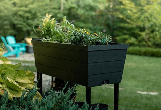 Urban Bloomer 12.7 Gallon Elevated Garden Bed - Graphite