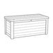 Signature 165 Gallon Deck Box - Walnut Brown
